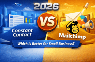 Constant Contact vs Mailchimp comparison for small business in 2026